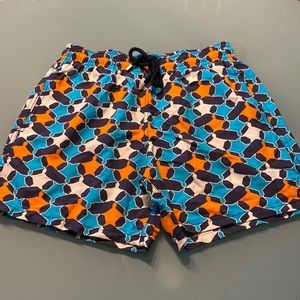 Colorful Pattern Vilebrequin Swim Trunks (Size Medium)
